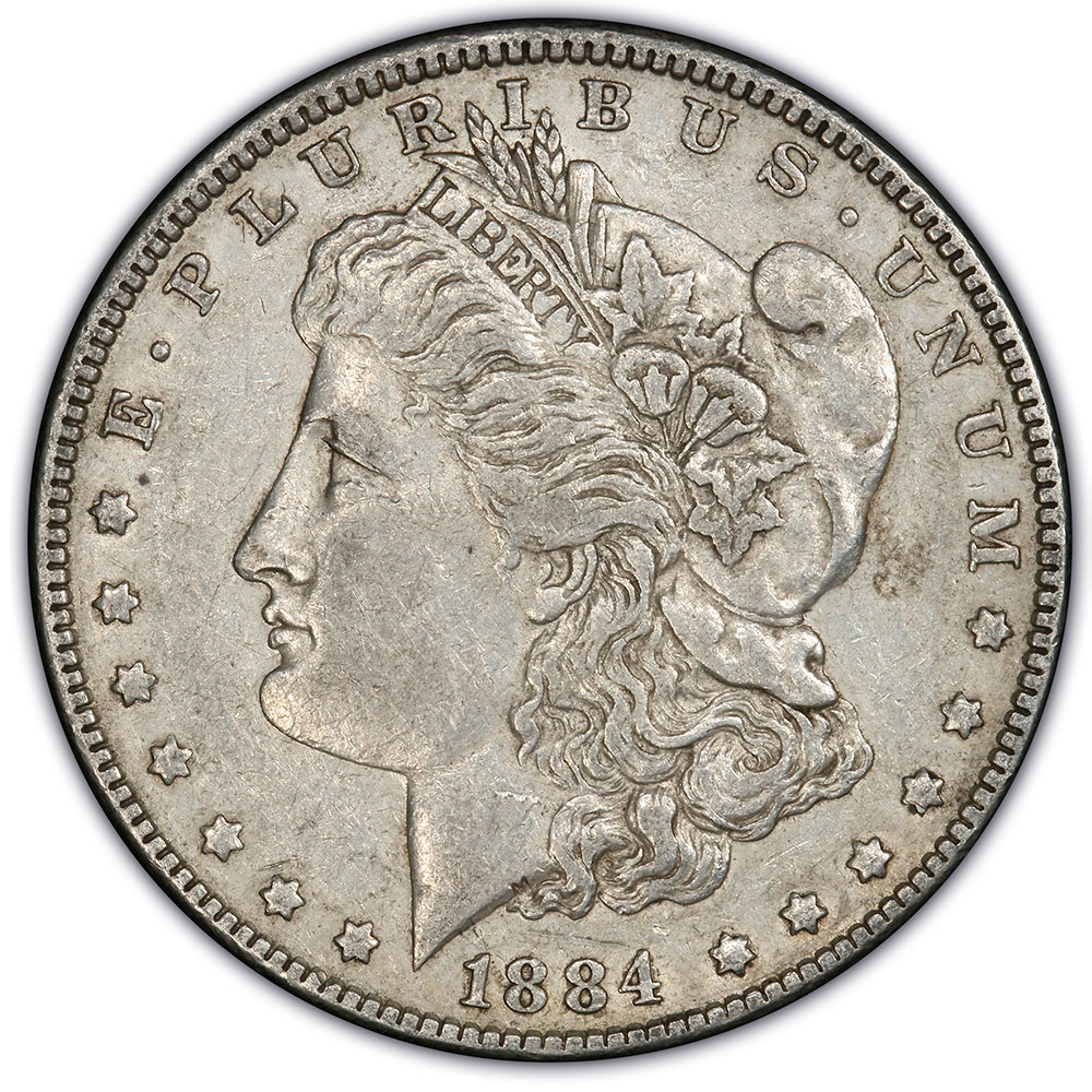 1880-O Morgan Silver Dollar (Extremely Fine to Almost Uncirculated