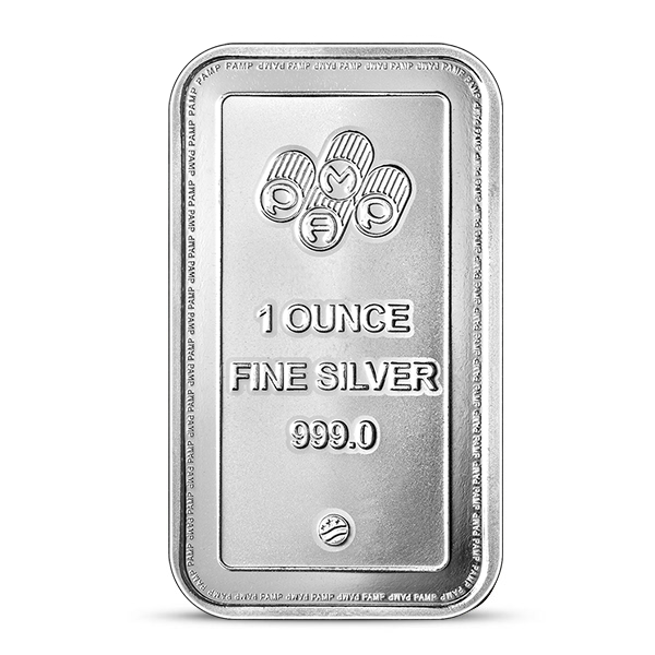 Buy PAMP 1 oz Pure Silver Bar (New) Online | Monument Metals - Monument ...