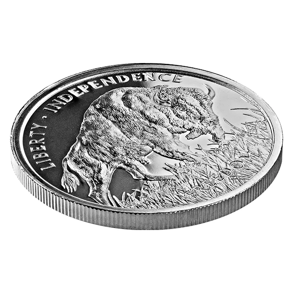 Buy the 1 Oz PAMP USA Silver Buffalo Round | Monument Metals - Monument ...