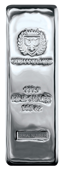 100 oz silver bar