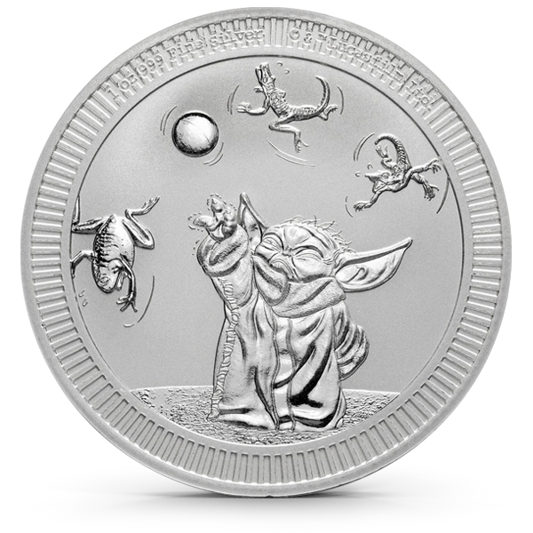 Buy the 2024 Niue 1 oz Star Wars Baby Yoda “Groku” Silver